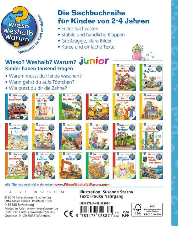 Actual product image Ravensburger Zähne putzen, Pipi machen (German, Frauke Nahrgang, Susanne Szesny, 2014)