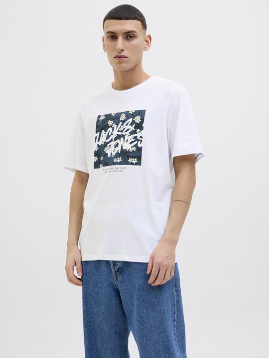 Produktbild Jack & Jones Jjhawaii Shape Tee Ss Crew Neck Ln (S)