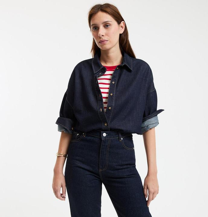 Actual product image La Redoute Collections Denim-Hemd (34)