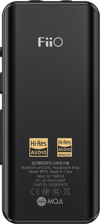 Image du produit FiiO BTR5 2021 USB-C (Micro, commutateur de gain, USB-DAC, Bluetooth, NFC)