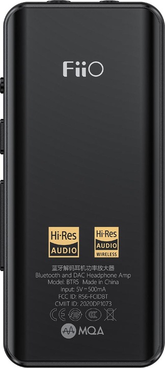 Produktbild FiiO BTR5 2021 USB-C (Mikrofon, Gain-Schalter, USB-DAC, Bluetooth, NFC)