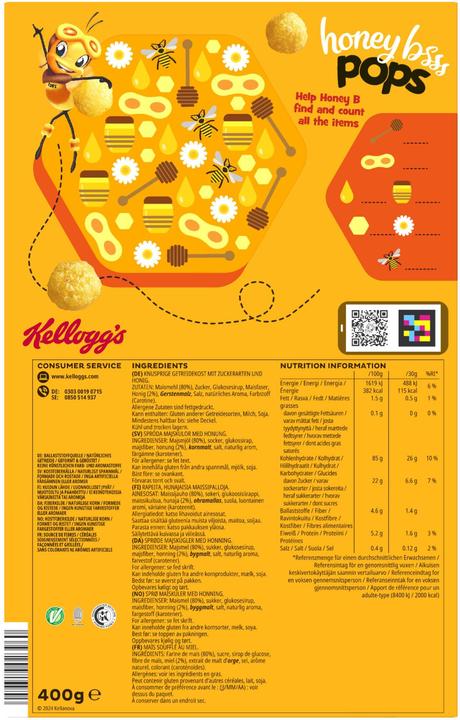 Produktbild Kellogg's Honey Pops (400 g)
