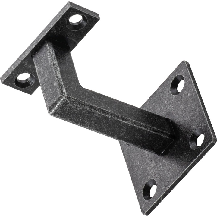 Produktbild Halcö Handlaufträger Vierpunktbefestigung, Wandabstand 78 mm, Stahl schwarz passiviert