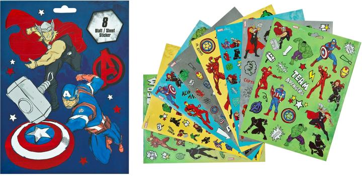 Produktbild Undercover Stickerbuch Avengers Marvel mit 8 Stickerblättern (8 Sticker)