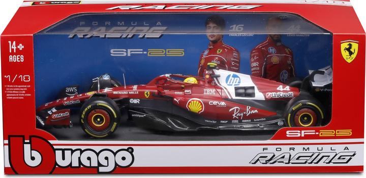 Actual product image Bburago Ferrari F1 SF-25 1/18 Hamilton 2025