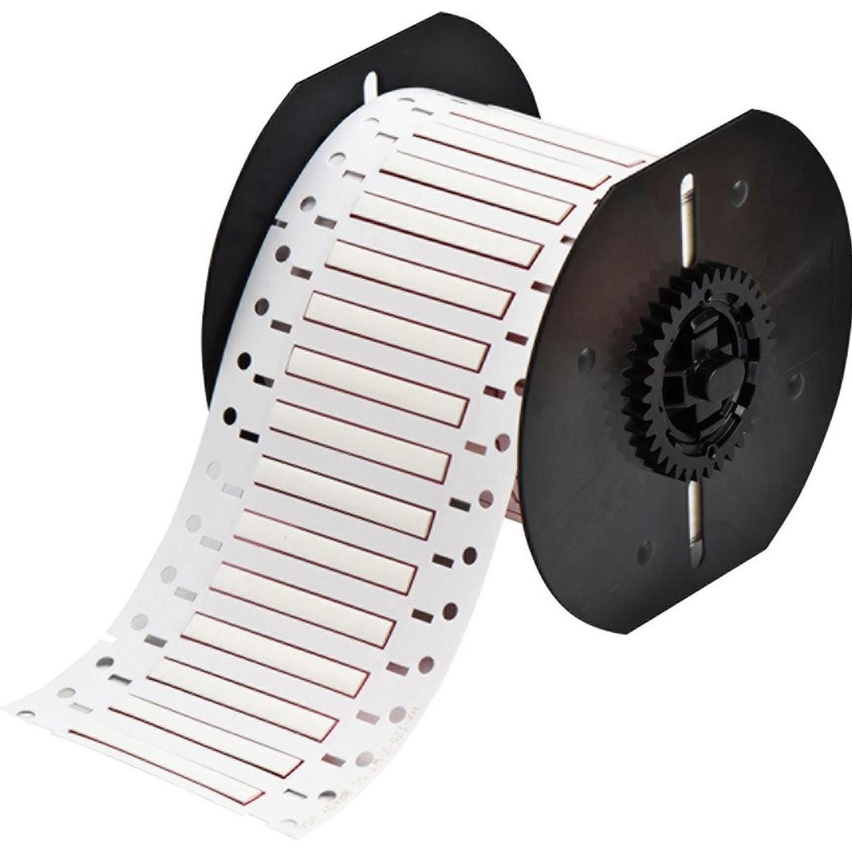 Brady, Etiketten, B33-125-2-7642, Heatex PermaSleeve, Polyolefin, Weiss, matt, 50.80 x 5.97 mm, für Durchmesser