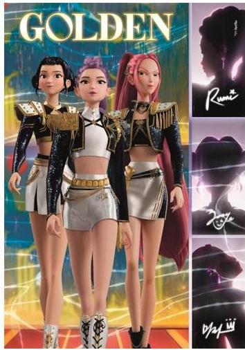 Actual product image Clementoni Supercolor KPop Demon Hunters (180 pieces)
