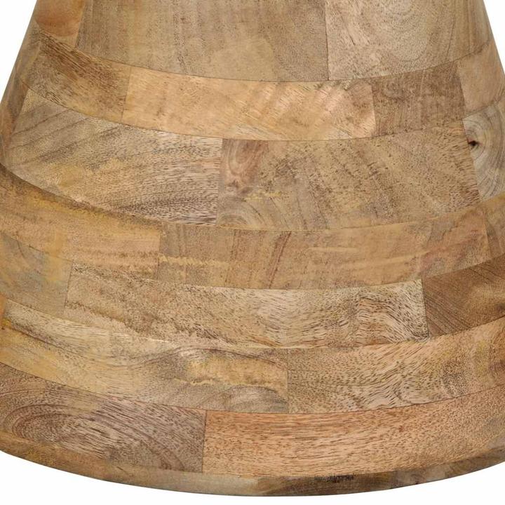 Actual product image vidaXL Side table Ø50x40 cm solid wood mango Storage table Sofa table (50 x 50 x 40 cm)