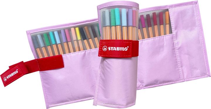 Produktbild STABILO Pen 68 Rollerset Arty (Pastellfarben, 25x)