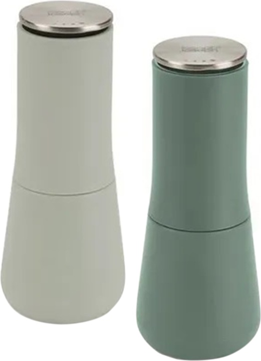 Actual product image Joseph Joseph Milltop Sage salt and pepper mill 2-pcs, 16.9x7x7 cm (Salt, Pepper)