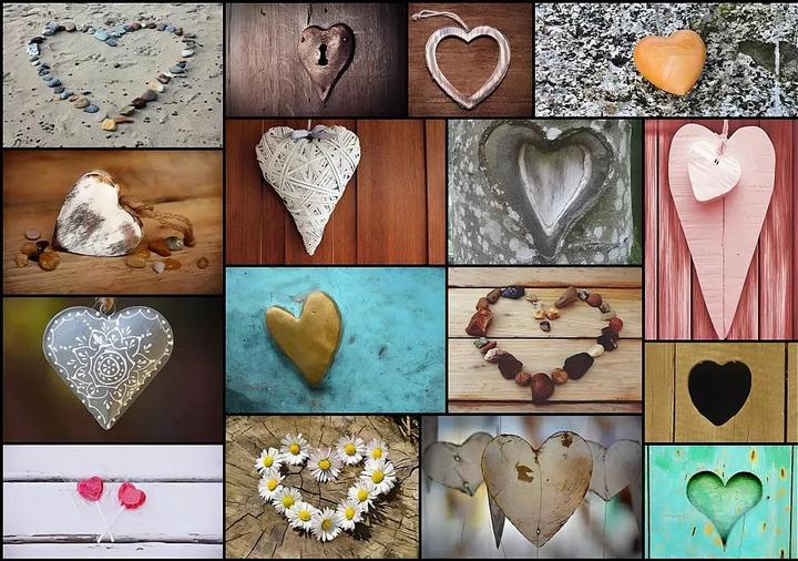 Actual product image Grafika Puzzle 1000 pieces Collage - Love (1000 pieces)