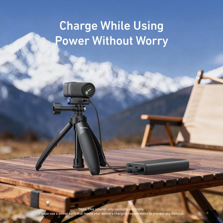 Image du produit Telesin Support de charge 3-en-1 à fixation rapide DJI Osmo Nano