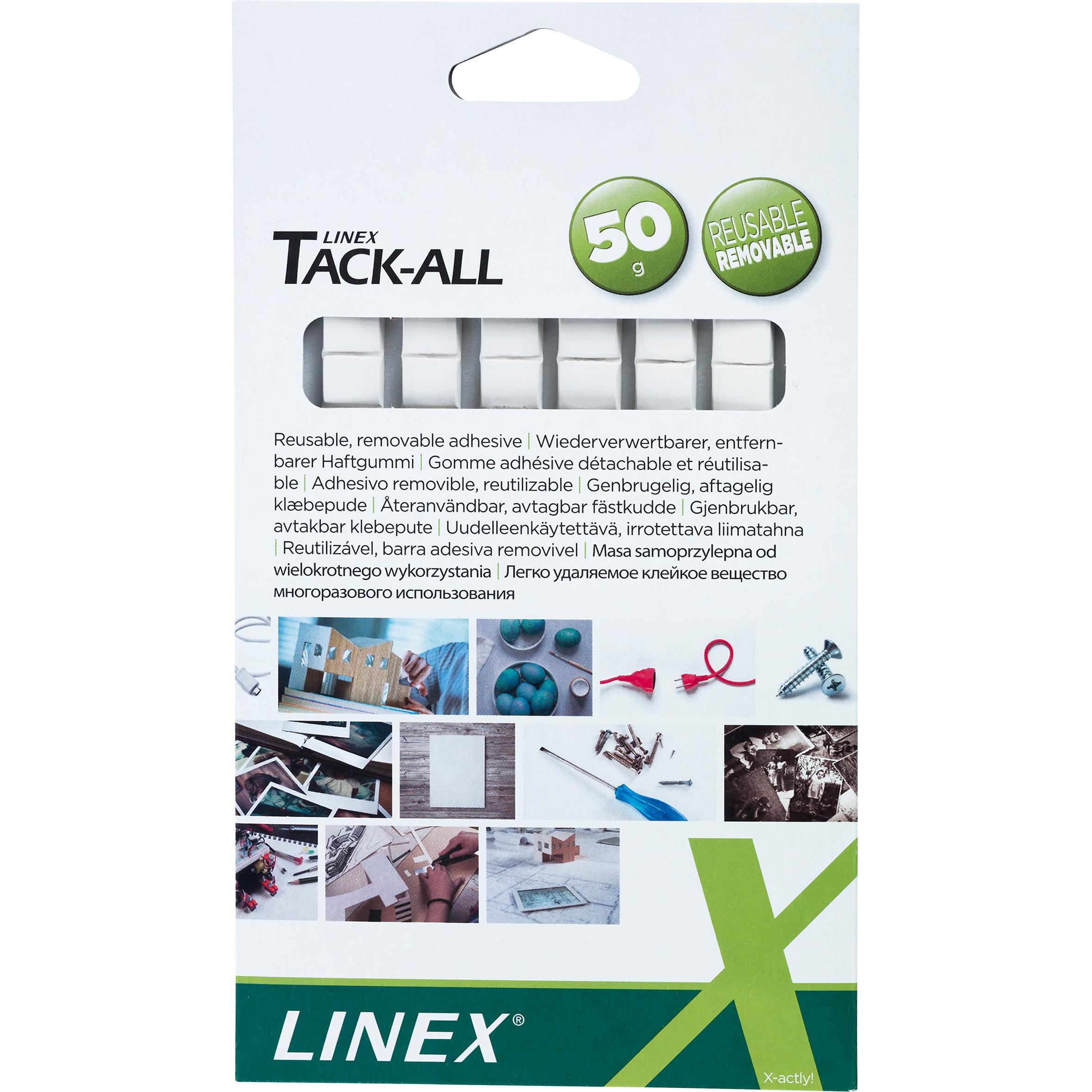 Linex, Fotokleber + Posterkleber, TACK-ALL Haftgummi