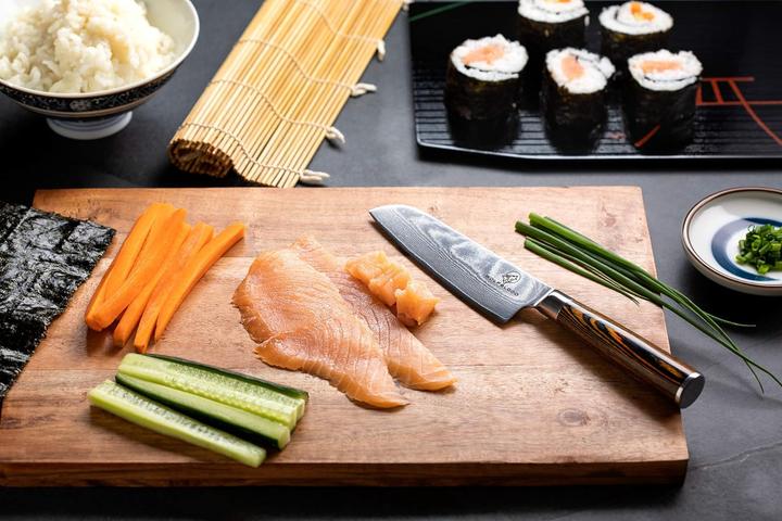 Produktbild Wolfblood Damastmesser (13 cm)