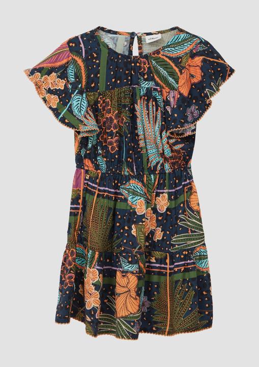 Immagine prodotto S.Oliver Kleid Gemustertes Kleid aus satinierter Viskose (128)