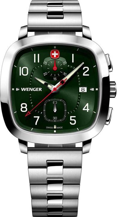 Immagine prodotto Wenger Vintage Sport Chrono 01.1933.112 (Fatto in Svizzera, Cronografo)