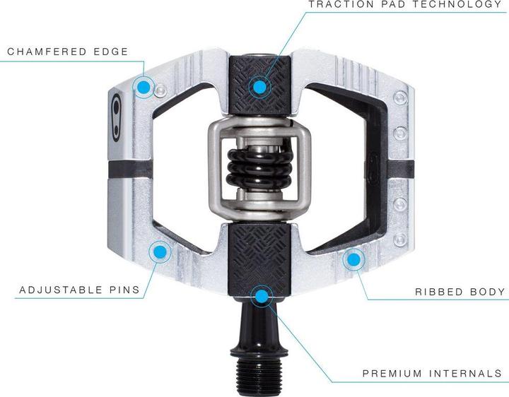 Produktbild Crankbrothers Pedal Mallet E LS high polish silver