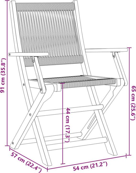 Immagine prodotto vidaXL Gartenstuhl