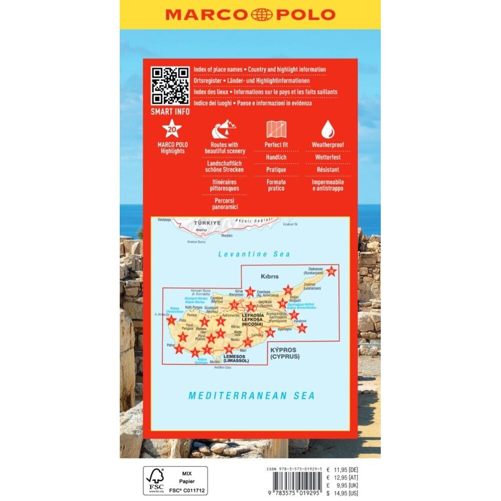 Thumbnail - Reisekarte Zypern 1:150.000, Landkarte