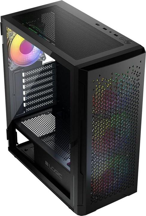 Actual product image Logic ARAMIS ARGB MINIDI USB 3.0 case black (ATX)