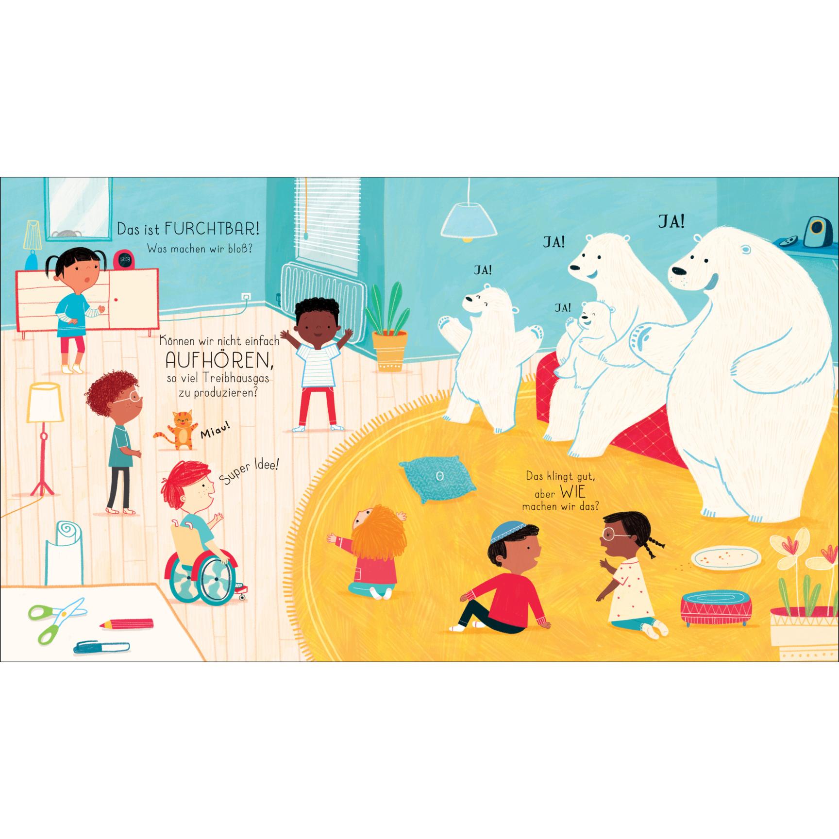 Thumbnail - Unser Einsatz für die Umwelt: Können wir die Eisbären retten?, Kinderbücher von Katie Daynes, Róisín Hahessy