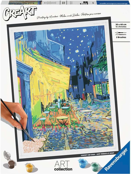 Actual product image Ravensburger CreArt Van Gogh Café Terrace