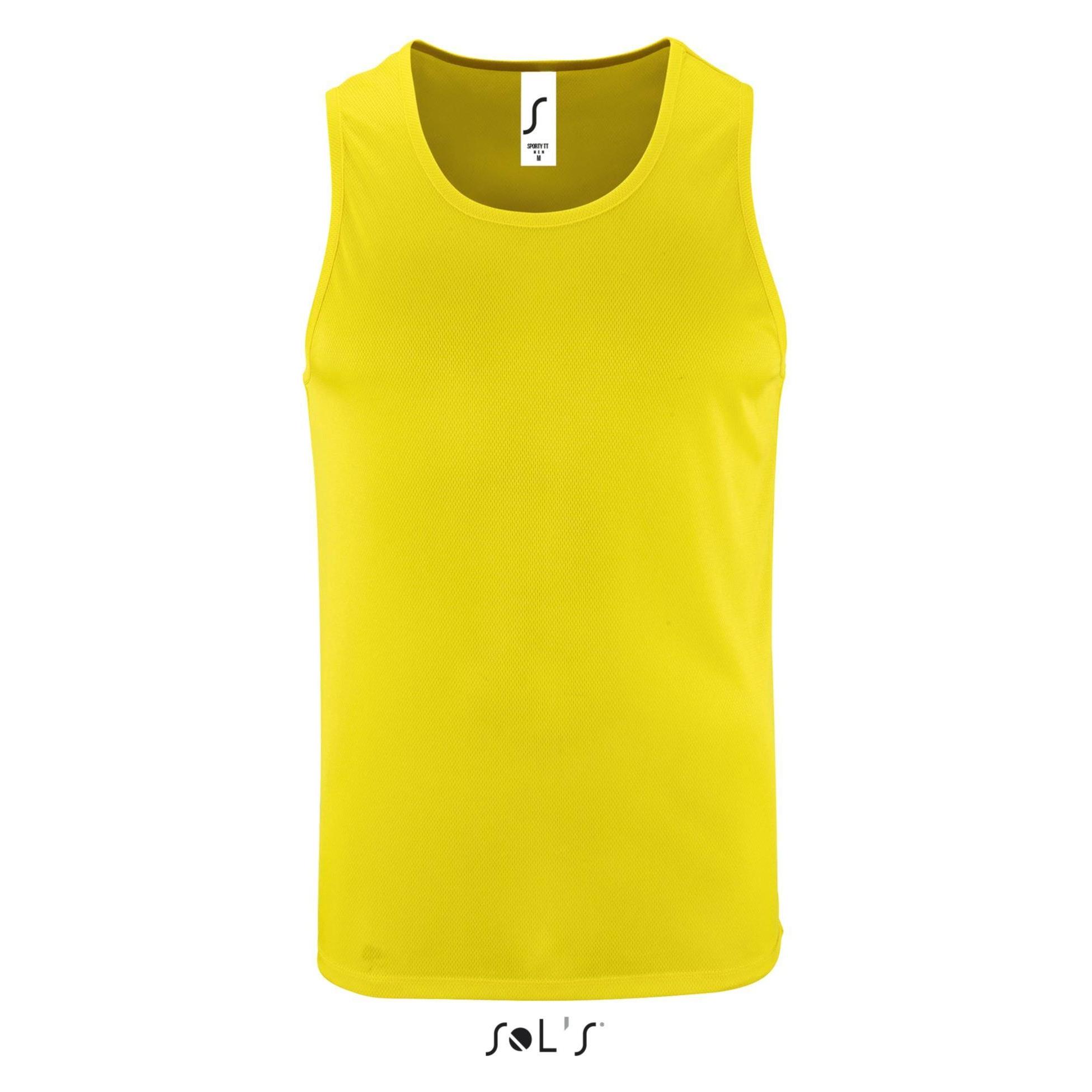 Sol's, Herren, Sportshirt, Sporty Tt (L), Weiss, L
