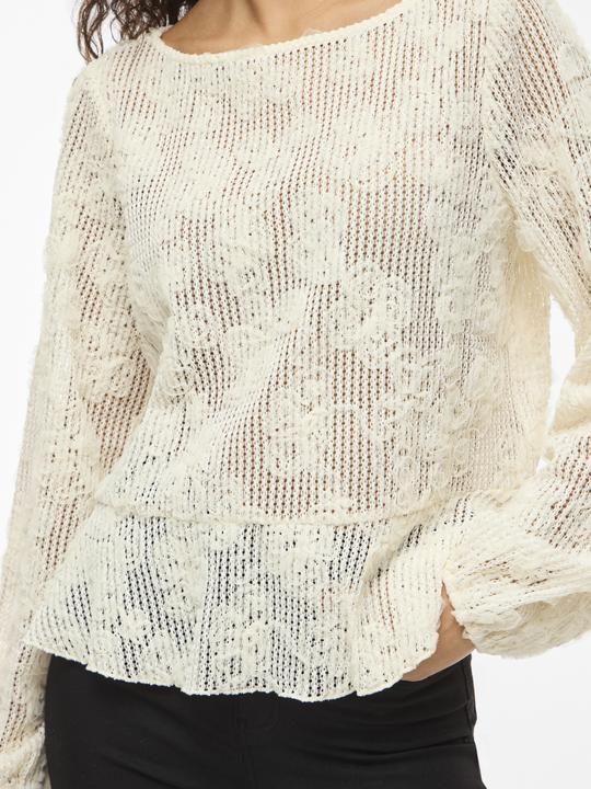 Immagine prodotto Vila VIROCANA U-Boot-Ausschnitt Oberteil mit langen Ärmeln (M)