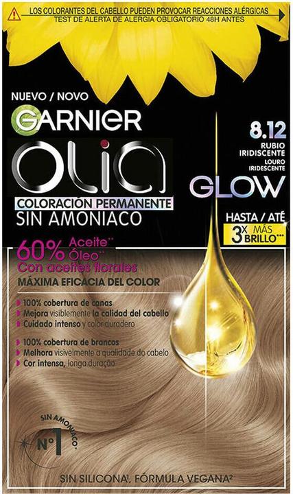 Image du produit Garnier Olia Permanent Color #8.12-Iridescent Blonde (8.12-Blond irisé)