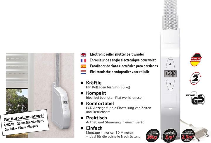 Productafbeelding Superrollo Elektrische bandopwinder GW245
