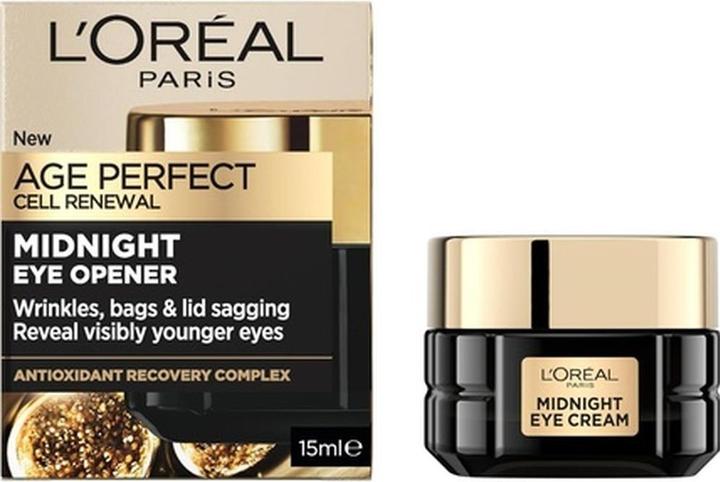 Image du produit L'Oréal Paris L'Oréal Age Perfect Crème Yeux Midnight 15Ml (Crème pour les yeux, 15 ml, Nuit)