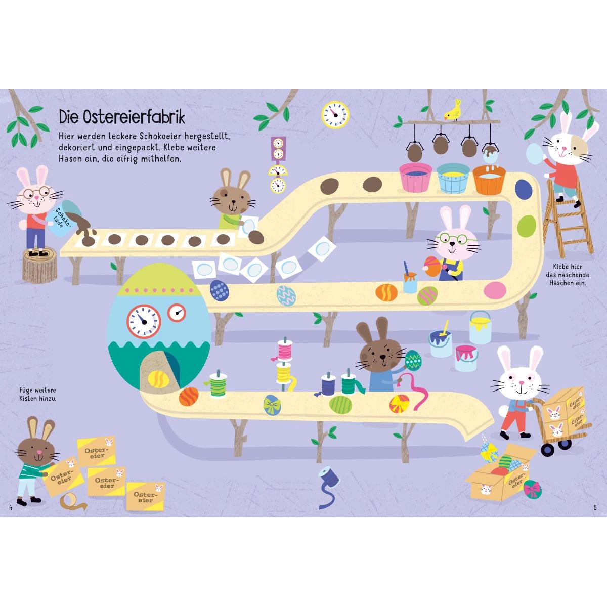 Thumbnail - Mein Immer-wieder-Stickerbuch: Die Häschen feiern Ostern, Kinderbücher