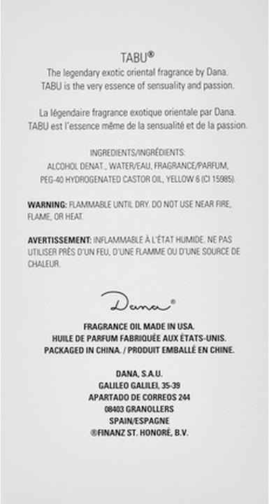 Produktbild Dana Tabu (Eau de Cologne, 100 ml)