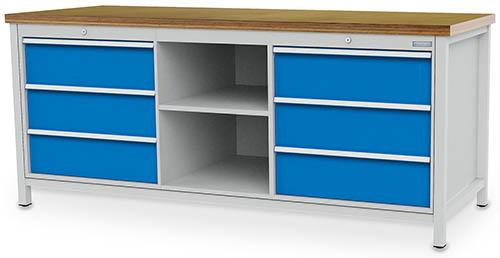 Actual product image Bedrunka & hirth Box workbench (200 cm, 75 cm)