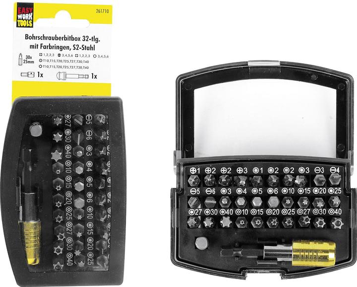 Produktbild Easy Work Profi-Bits mit Farbringen (Kreuz sonstige)