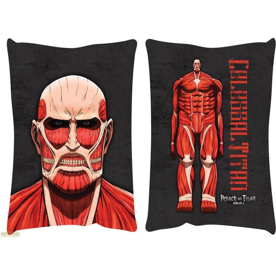 POPbuddies, Cuscino decorativo, Cuscino Attack on Titan Colossal Titan 50 x 35 cm (50 x 35 cm)