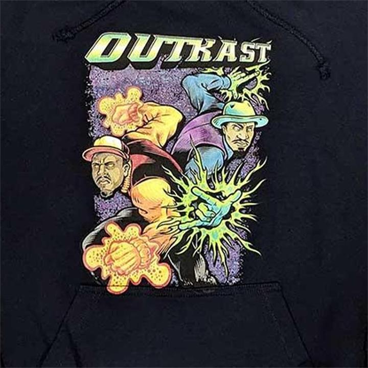 Immagine prodotto Outkast Felpa con Cappuccio Supereroe Adulto Unisex (XL)