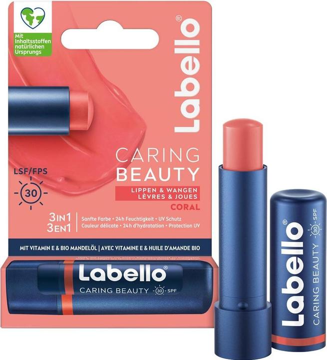 Immagine prodotto LABELLO Caring Beauty Coral Stick 4.8g (Stick per la cura delle labbra, 186.37 ml)