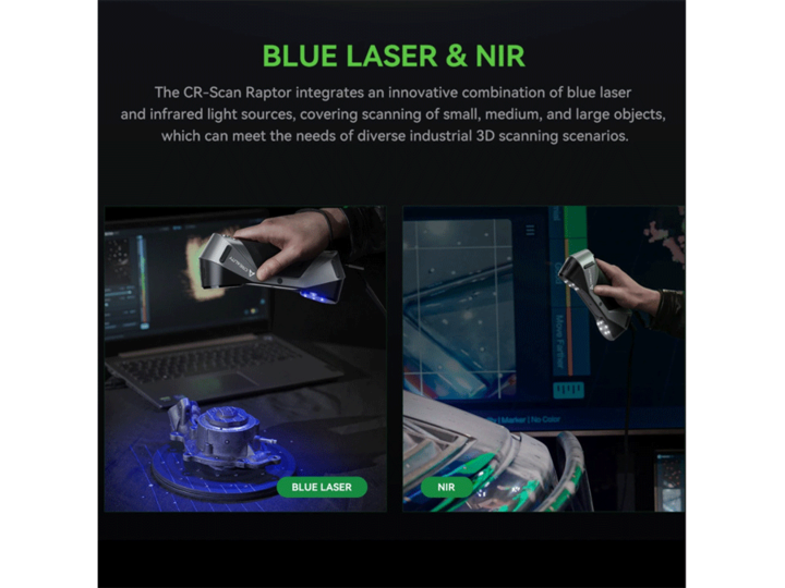 Actual product image Creality CR-Scan Raptor