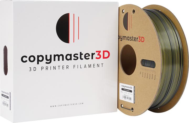 Produktbild Copymaster3D Duo-Silk 3D Printer Filament, 1.75 mm, Black/Yellow (1.75 mm, 1000 g)