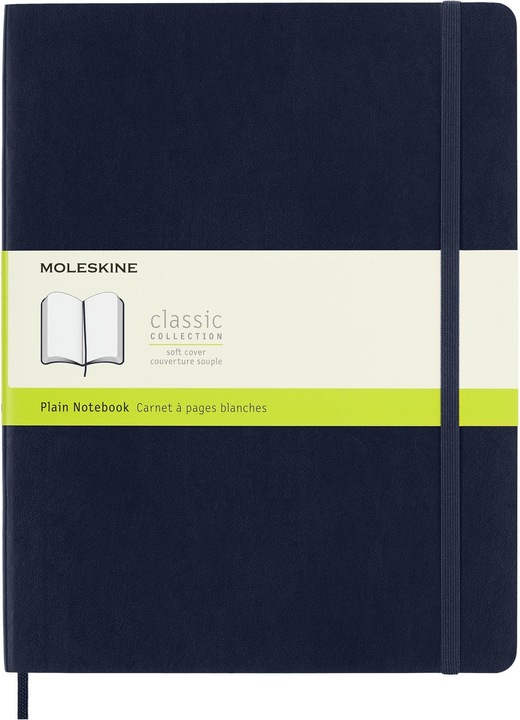 Actual product image Moleskine Notebook Soft Cover (19 x 25 cm, Plain, Soft cover)