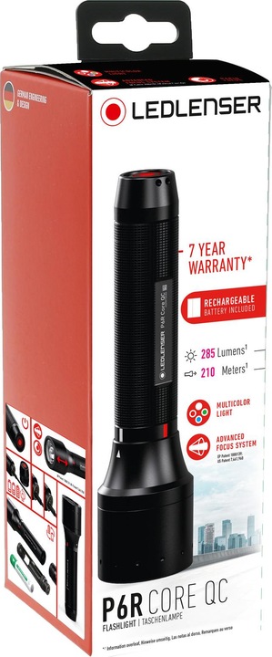Actual product image Ledlenser P6R Core QC (15.70 cm, 270 lm)