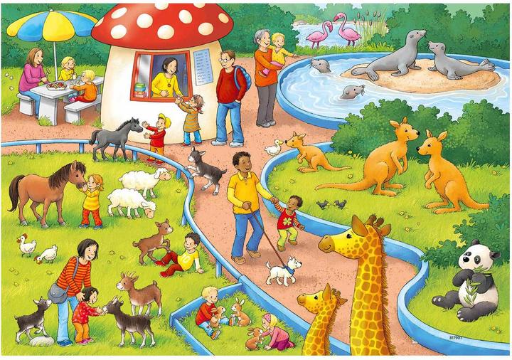 Produktbild Ravensburger Ein Tag im Zoo (24 Teile)