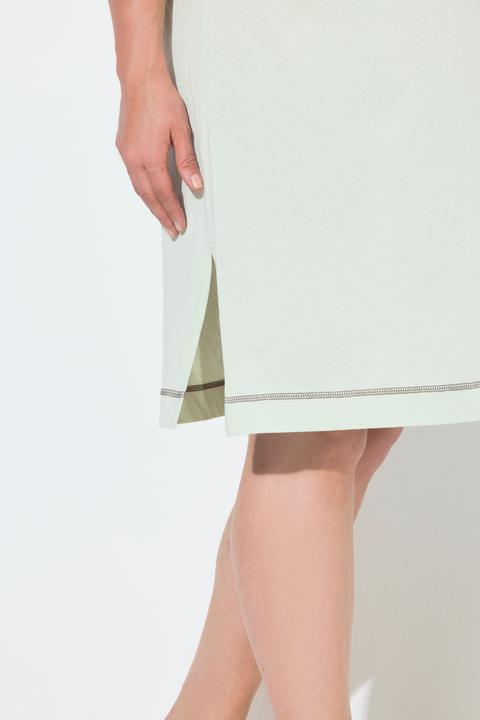 Produktbild Ulla Popken Bigshirt, platzierter Druck, V-Ausschnitt, Halbarm (54)