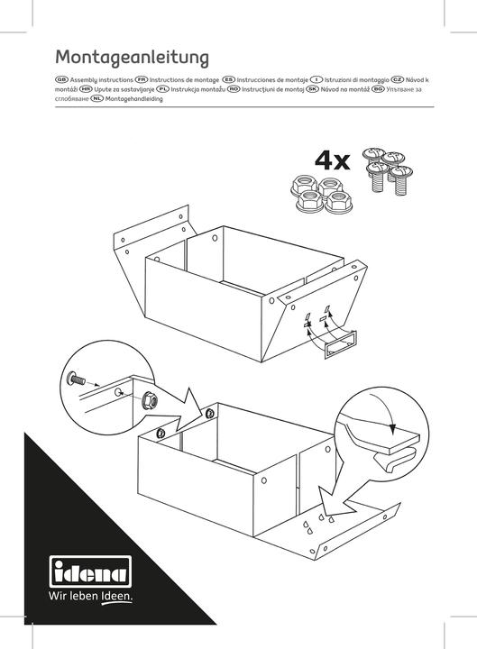 Actual product image Idena Box white 35x28x17cm FSC-Rec