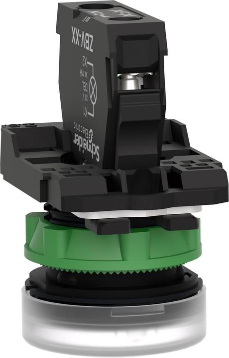 Produktbild Schneider Electric Leuchtmelder LED 240VAC weiß XB5AVM1