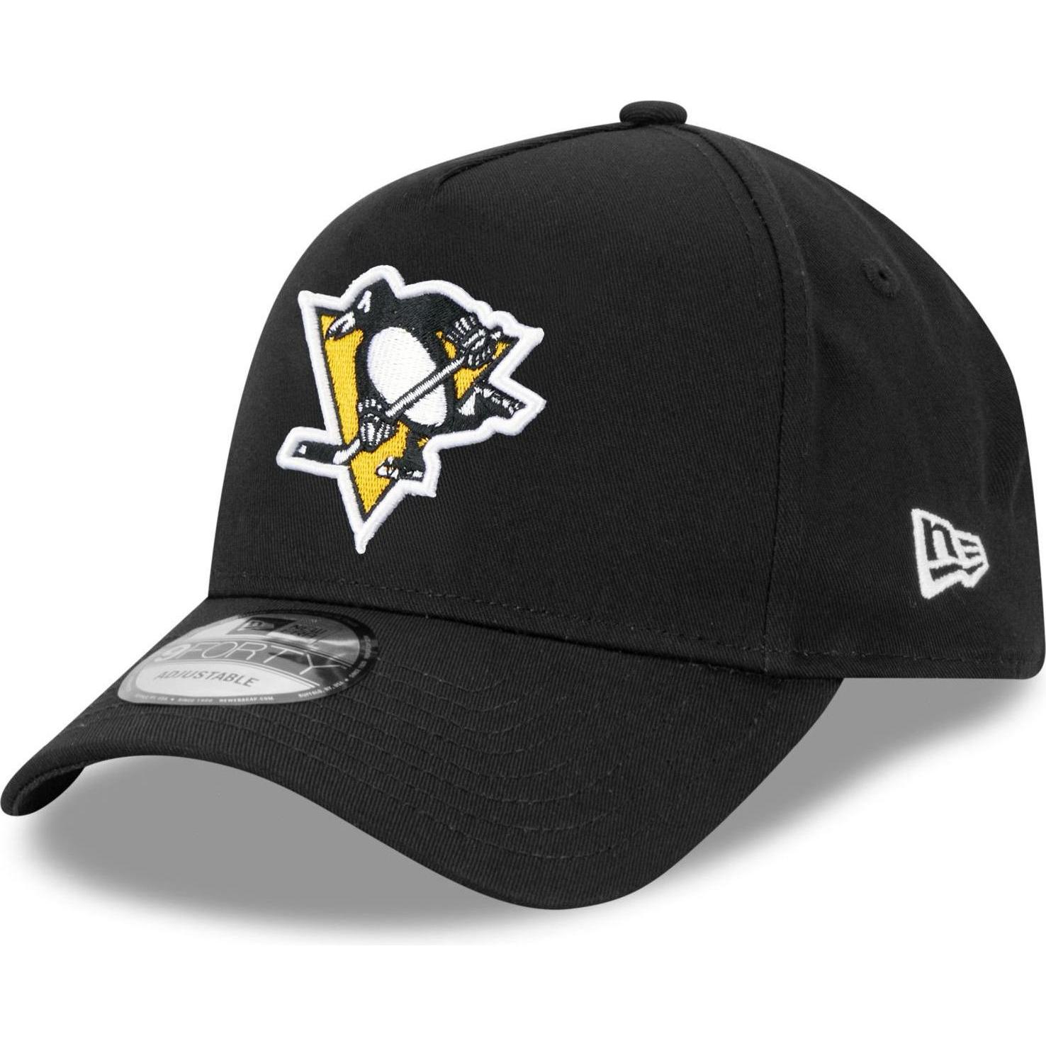 New Era, Herren, Cap, 9Forty A-Frame Trucker Cap - NFL Pittsburgh Penguins, Schwarz, (One Size)