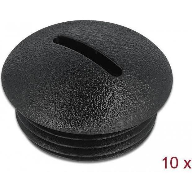 Thumbnail - Delock Verschlussstopfen - Schwarz (Packung (Abdeckung), Netzwerk Zubehör