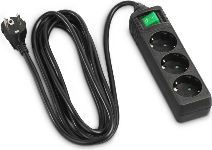 Actual product image Hama socket strip (3x, CEE 7/3, 1.40 m)