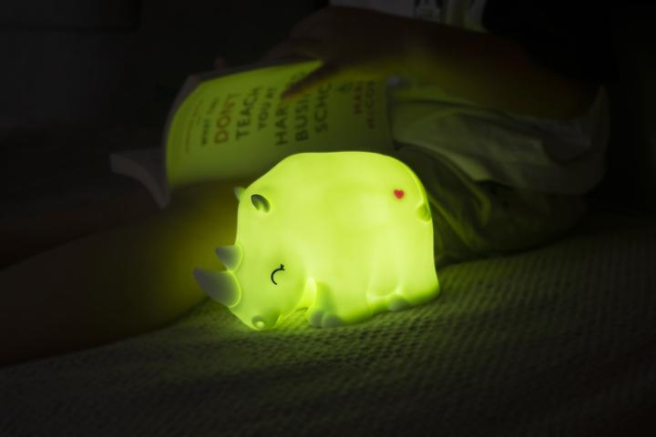 Image du produit Dhink Medium Nightlight Rhino Rocky Soft Touch Rechargeable